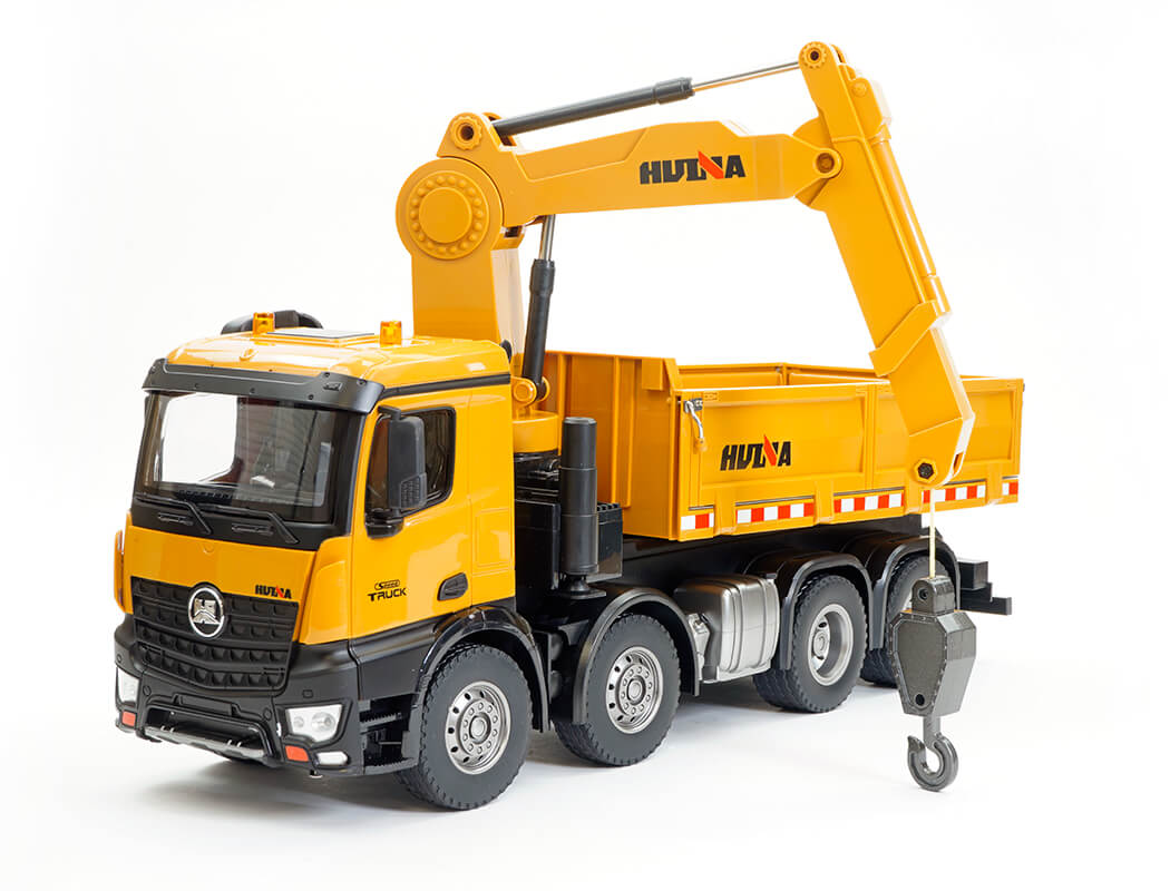 Huina 1/14th Scale RC Timber Grab 2.4G 12Ch 8 Wheeler Dump Truck (CY1538)