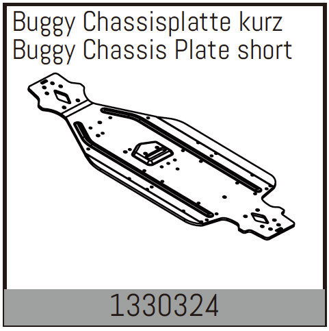 Absima Chassis Plate Short ( AB 1330324)