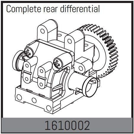 Absima Complete Rear Differential  ( AB 1610002)
