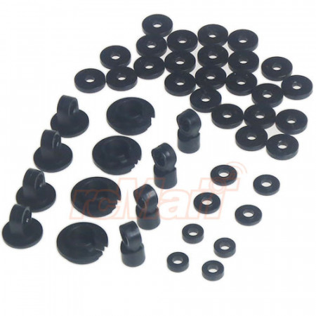 Yeah Racing DSG Damper Piston Head End Spring Cup Parts Set (DSG-PA)