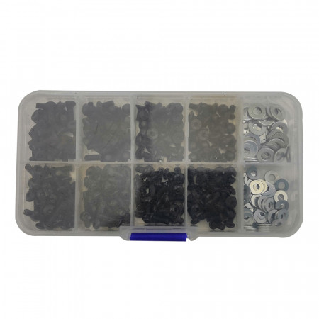SC Models Small Parts Assortment Box  M3 Screws (300 pcs.) (SCDTEL03004B)
