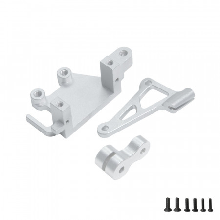 SC Models Aluminum Servo Mount Set, Losi Promoto - Silver (SCPMX1406B)