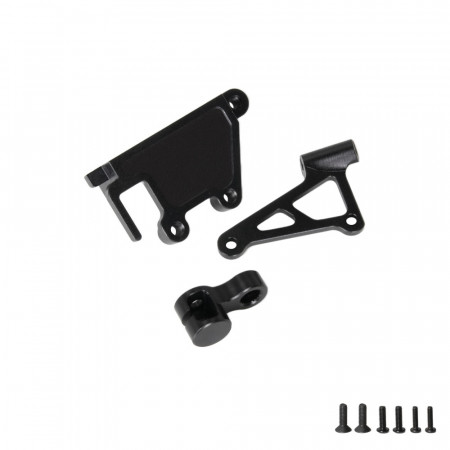 SC Models Aluminum Servo Mount Set, Losi Promoto - Black (SCPMX1406A)