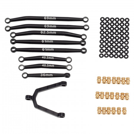 SC Models Aluminium Lower Tie Rod Set SCX24 (SCDTSCX24-23)