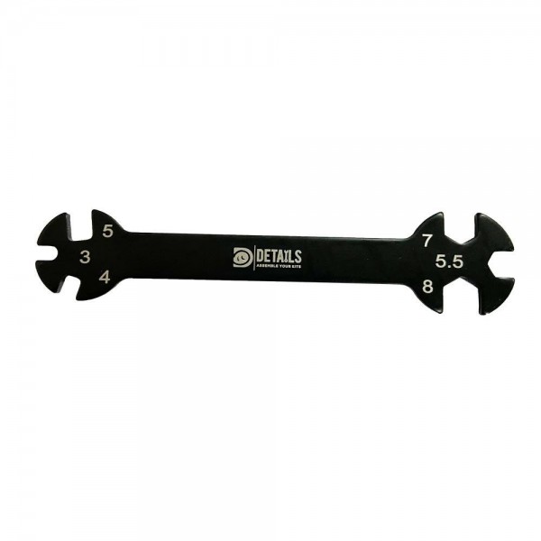 SC Models 6 in 1 Wrench For Turnbuckles and Nuts  3/4/5/5.5/7/8mm (SCDTT41002)