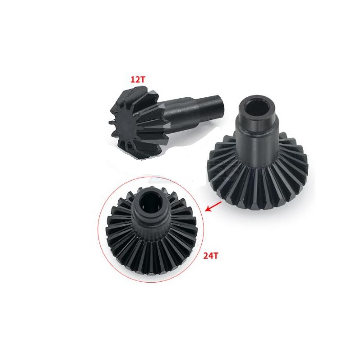 SC Models 24T &amp; 12T Steel Helical Front &amp; Rear Axles Gear Set TRX4M -2pcs (SCDTTRX4M047)