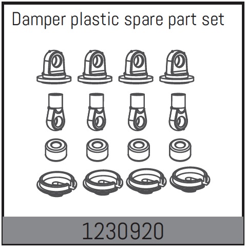 Absima Damper Spare Part Set ( AB 1230920)