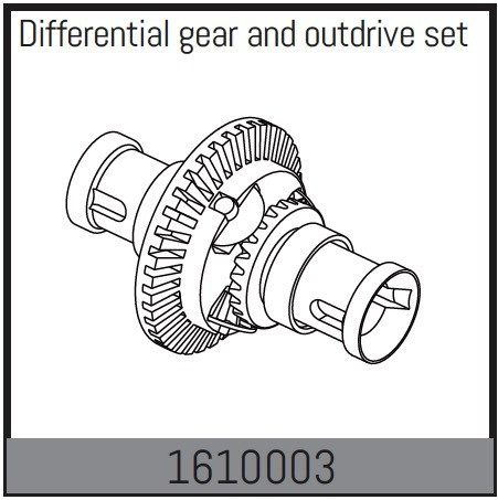 Absima Differential Gear And Outdrive Set ( AB 1610003)