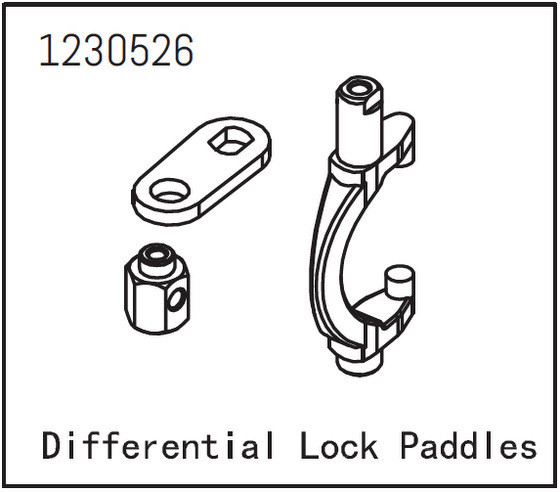 Absima Differential Lock Paddles ( AB 1230526)