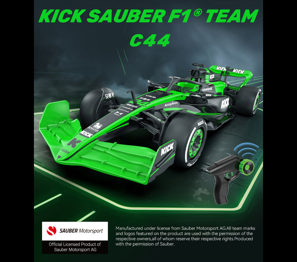 Double E - RC KICK Sauber F1 Team C44 (E733-003)