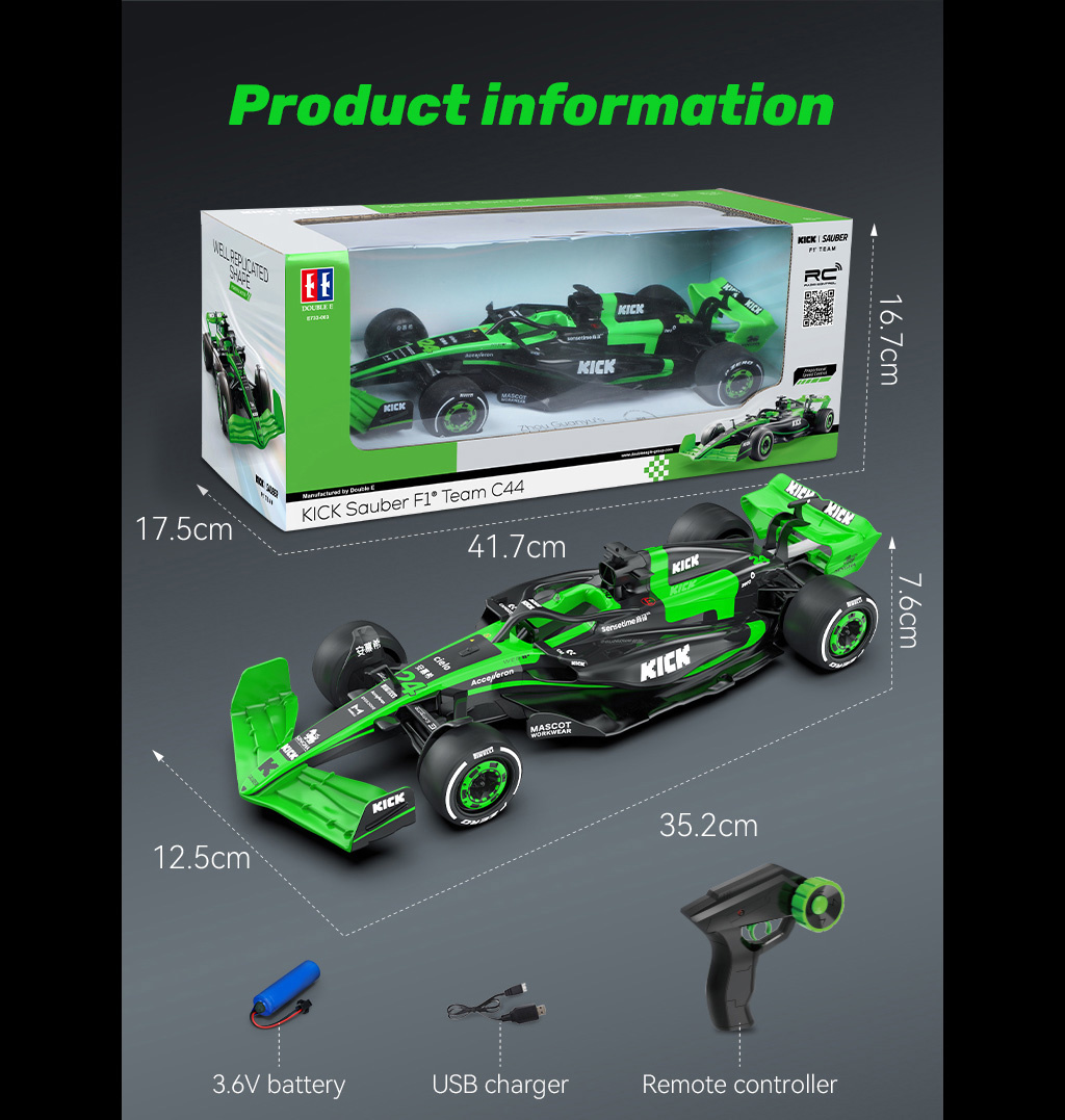 Double E - RC KICK Sauber F1 Team C44 (E733-003)