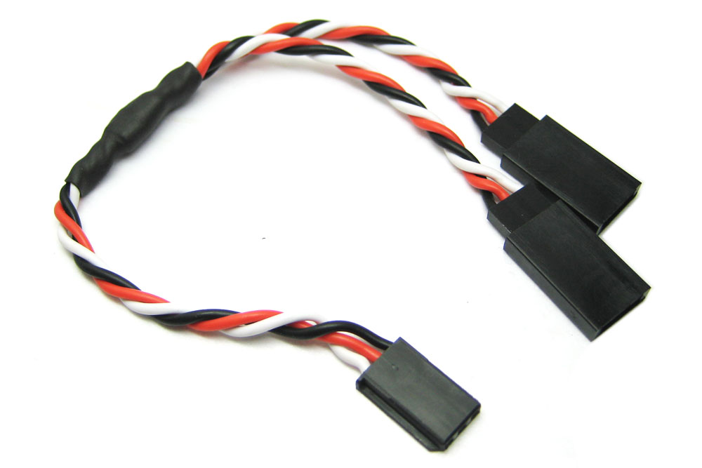 Etronix 15CM 22AWG Futaba Y Extension Lead (ET0751)