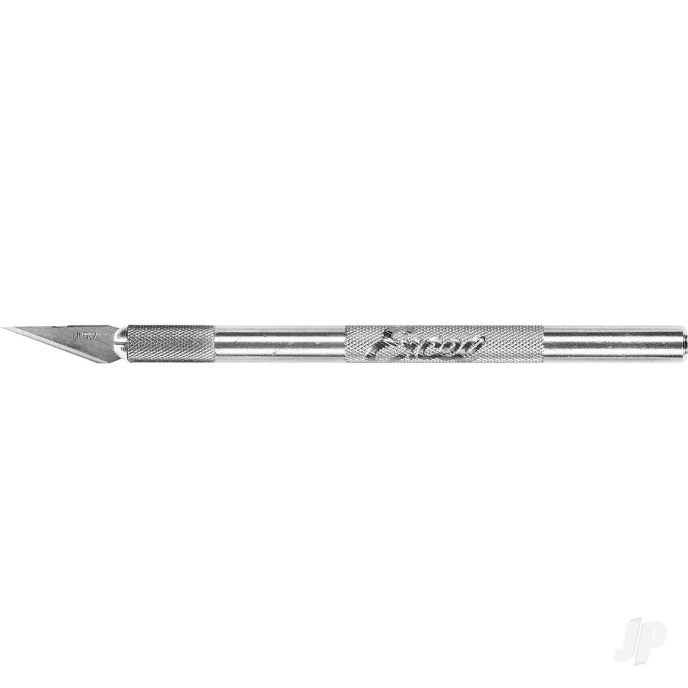 Excel K1 Knife, Light Duty Round Aluminium with Safety Cap (EXL16001)