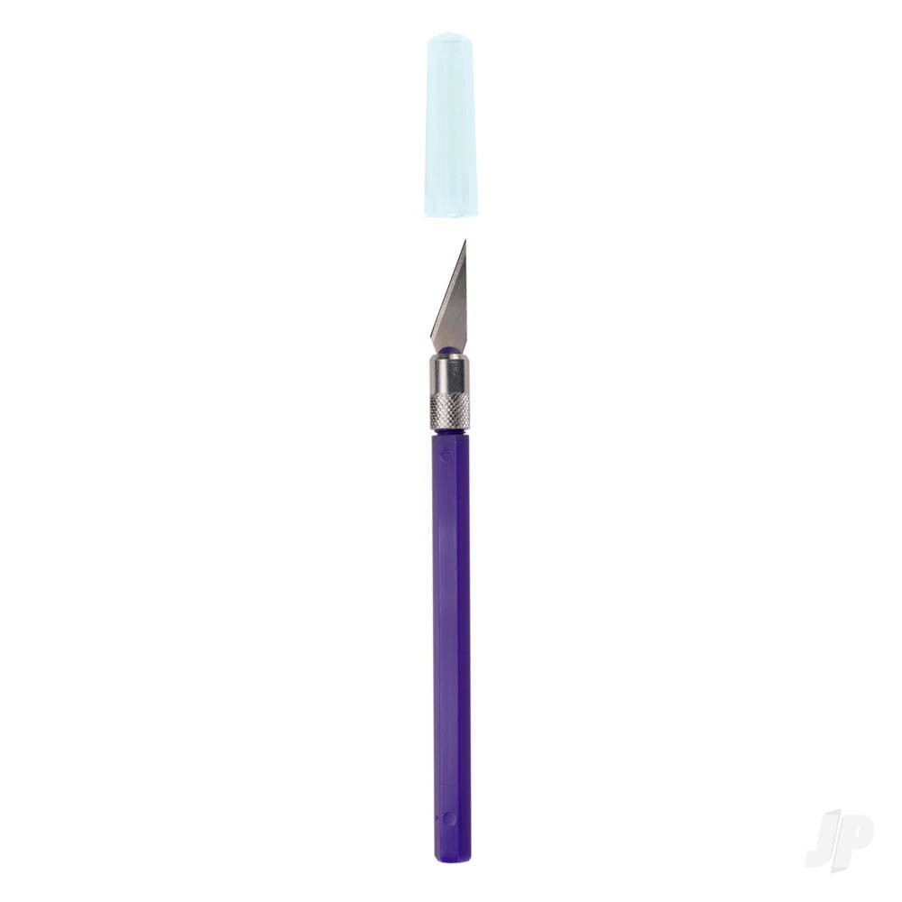 Excel K30 Light Duty Rite-Cut Knife With Safety Cap, Purple (EXL16031)