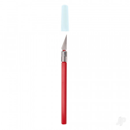 Excel K30 Light Duty Rite-Cut Knife With Safety Cap, Red (EXL16035)