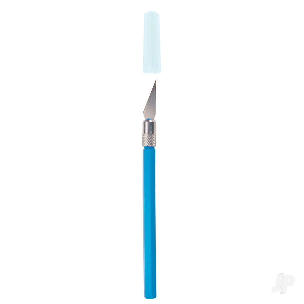 Excel K30 Light Duty Rite-Cut Knife With Safety Cap, Blue (EXL16036)