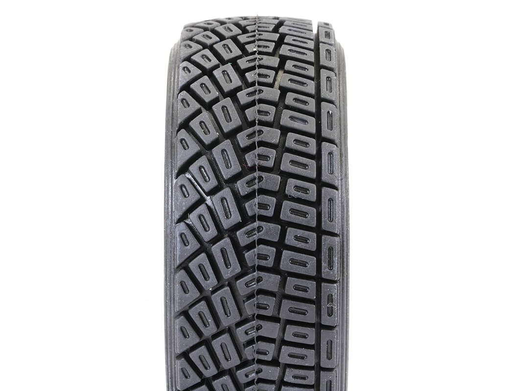 Fastrax 1:0th Rally Angle Tyre/Wheel Set White (4) (FAST0071W)