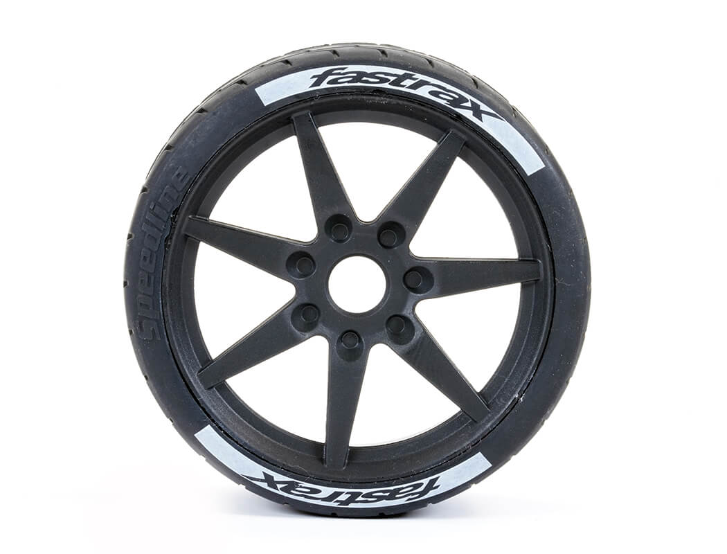 Fastrax Supaforza Front 52 Deg Tyres 17mm Black 17mm Hex (FAST1017-52)