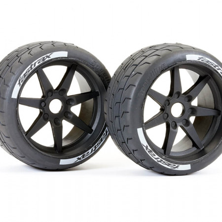 Fastrax Supaforza Rear 52 Deg Tyres 17mm Black 17mm Hex (FAST1018-52)