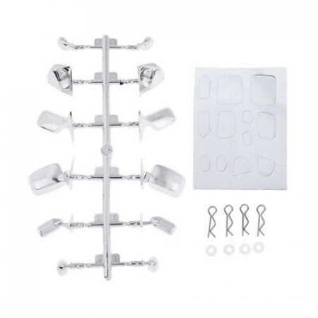 Fastrax Wing Mirror Set Chrome - 6 Types (FAST2223)