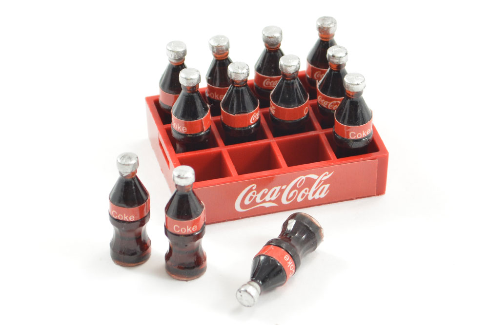 Fastrax Scale Soft Drink Crate With Cola Bottles (FAST2352)