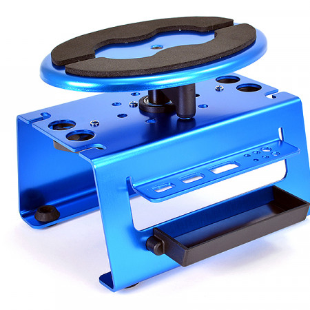 Fastrax Deluxe Alum Locking Rotating Maintenance Stand - Blue (FAST404BL)