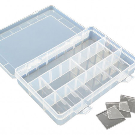 Fastrax Parts Box 200mm x 135mm - 15 Sections (FAST676-A)
