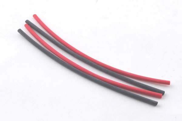 Fastrax 1.6mm x 10CM Heatshrink Red/Black (4) (FAST96)