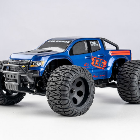 FMS FMT24 1:24th Chevrolet Colorado Truck RTR - Blue (FMS12421BDRTRBU)