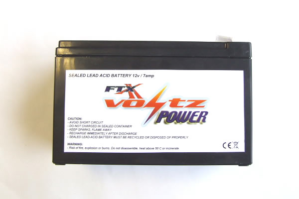 Fastrax 12V 7AH Lead Acid Sealed Battery (FT12V7)