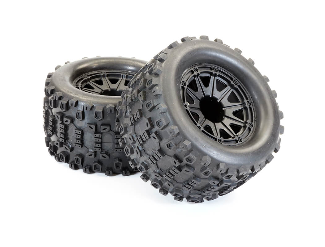 FTX Ramraider Glued Tyre &amp; Wheel Set (2pcs) (FTX10232)