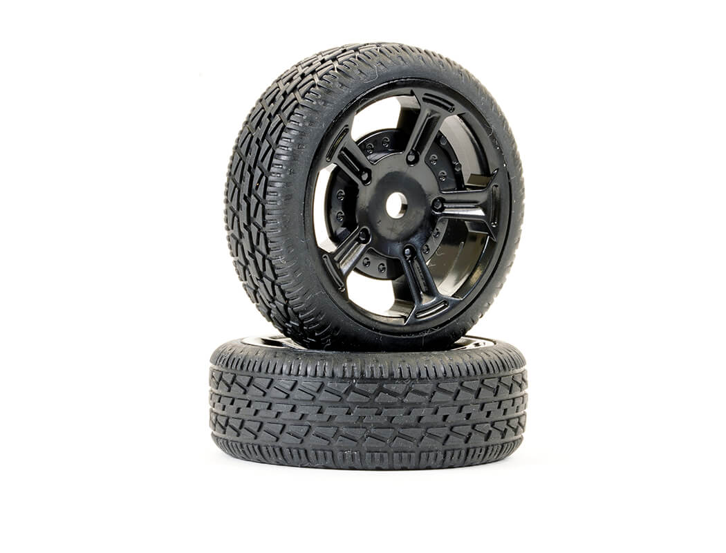 FTX Havok Road Thread Wheels &amp; Tyres (Pr) (FTX10618R)