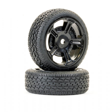 FTX Havok Road Thread Wheels &amp; Tyres (Pr) (FTX10618R)