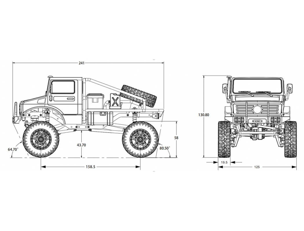FTX Outback Mini XP Unitrak 1:18 Trail RTR - Sand (FTX5481S)