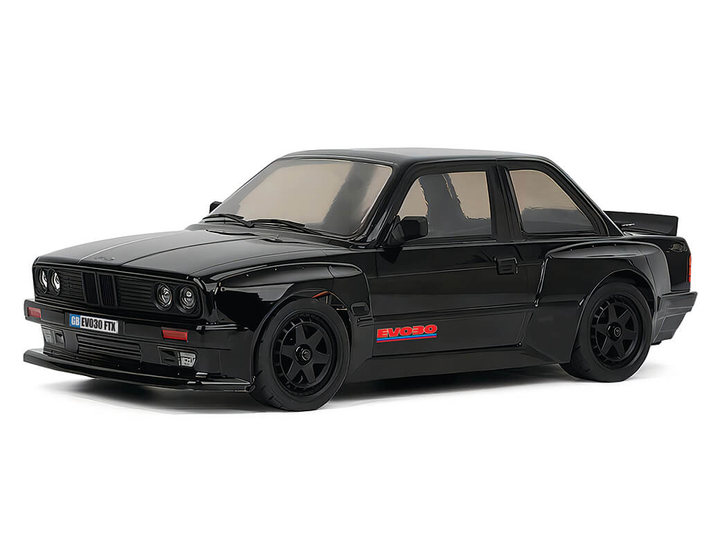 FTX 1:10 EVO30 Brushed Street Car - Black RTR (FTX5491BK)