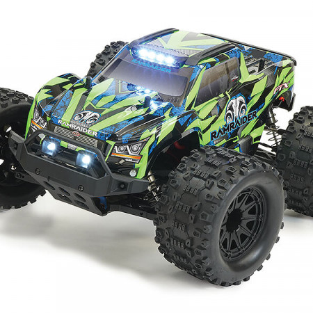 FTX Ramraider 1:10 Brushless Monster Truck RTR - Green/Blue (FTX5497GB)