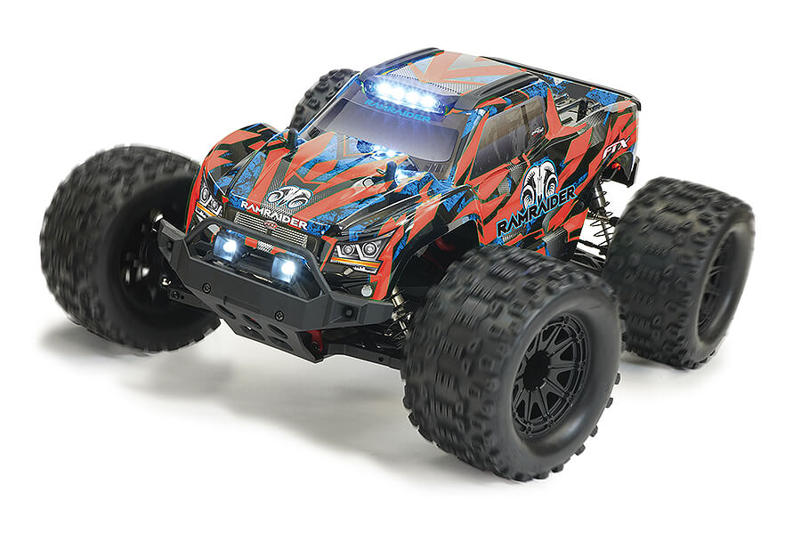 FTX Ramraider 1:10 Brushless Monster Truck RTR - Red/Blue (FTX5497RB)