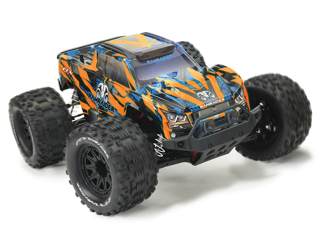 FTX Ramraider Monster Truck RTR, Brushed - Orange/Blue (FTX5499OB) ** Offer **
