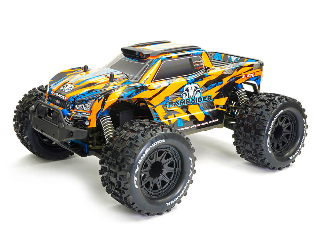 FTX Ramraider Monster Truck RTR, Brushed - Orange/Blue (FTX5499OB) ** Offer **