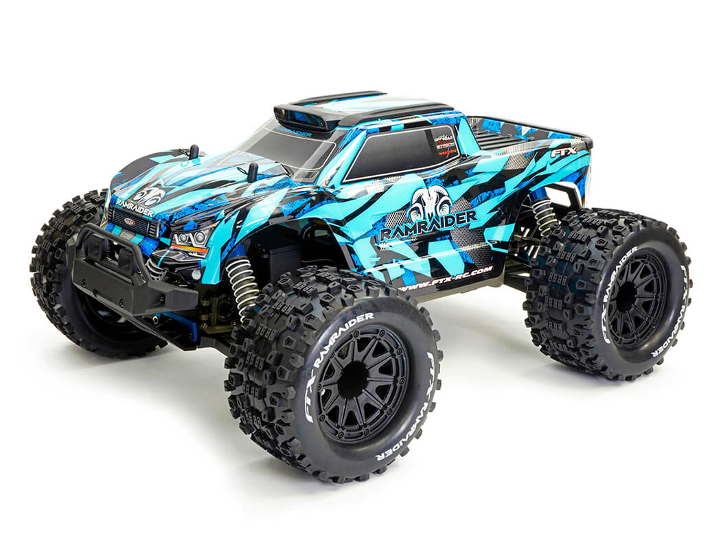 FTX Ramraider Monster Truck RTR, Brushed - Sky/Blue (FTX5499SB) ** Offer **