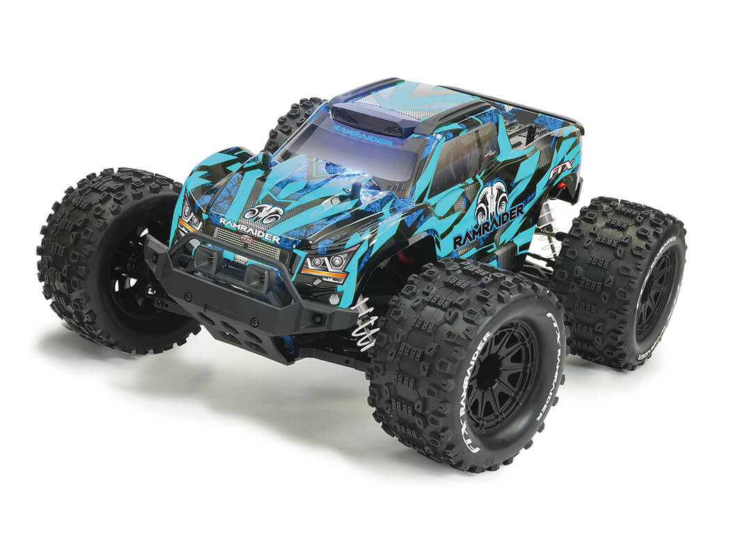 FTX Ramraider Monster Truck RTR, Brushed - Sky/Blue (FTX5499SB) ** Offer **