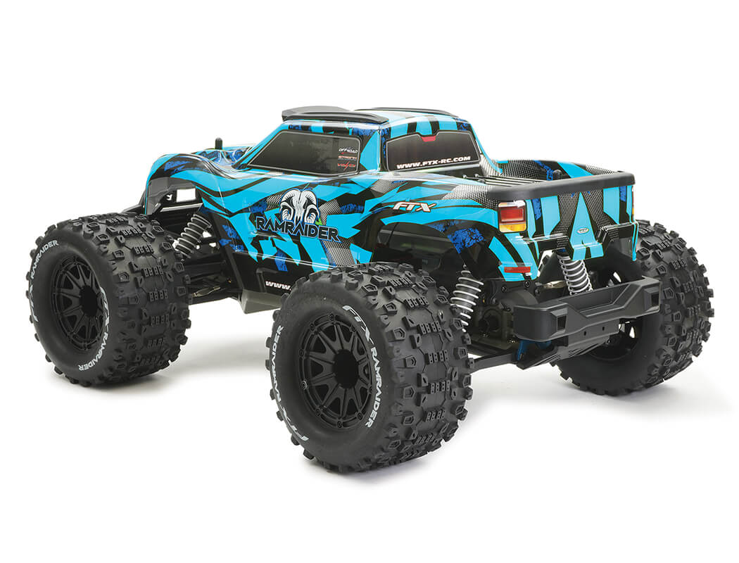 FTX Ramraider Monster Truck RTR, Brushed - Sky/Blue (FTX5499SB) ** Offer **
