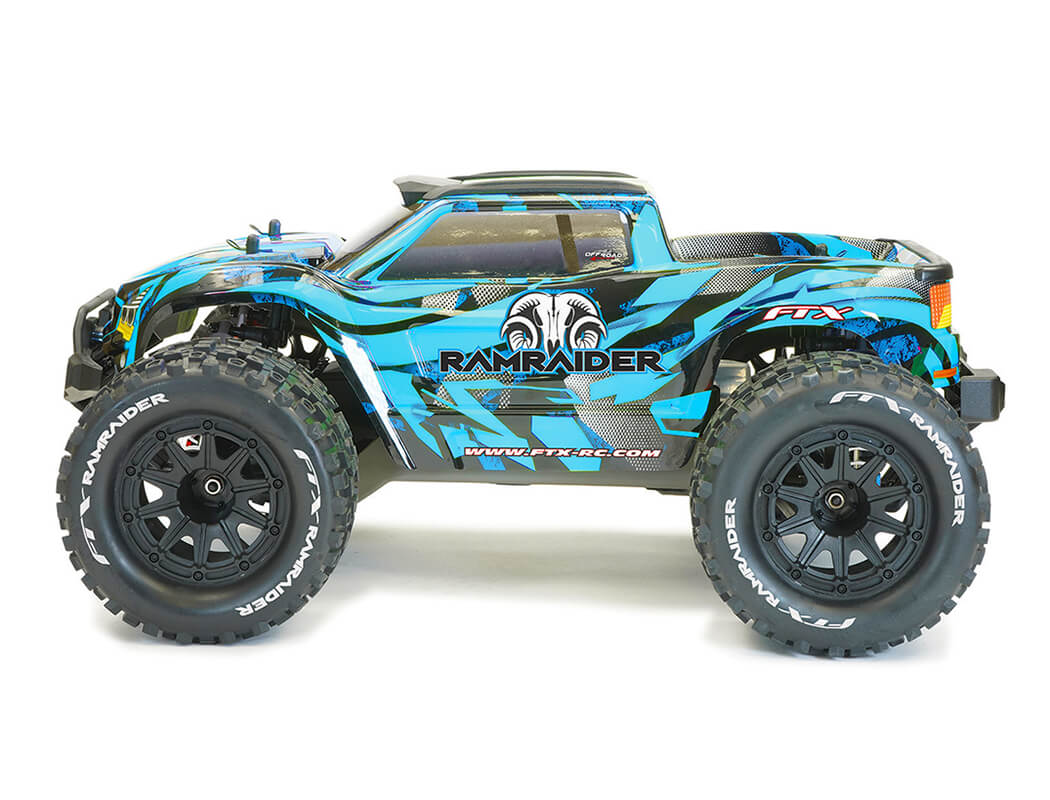 FTX Ramraider Monster Truck RTR, Brushed - Sky/Blue (FTX5499SB) ** Offer **