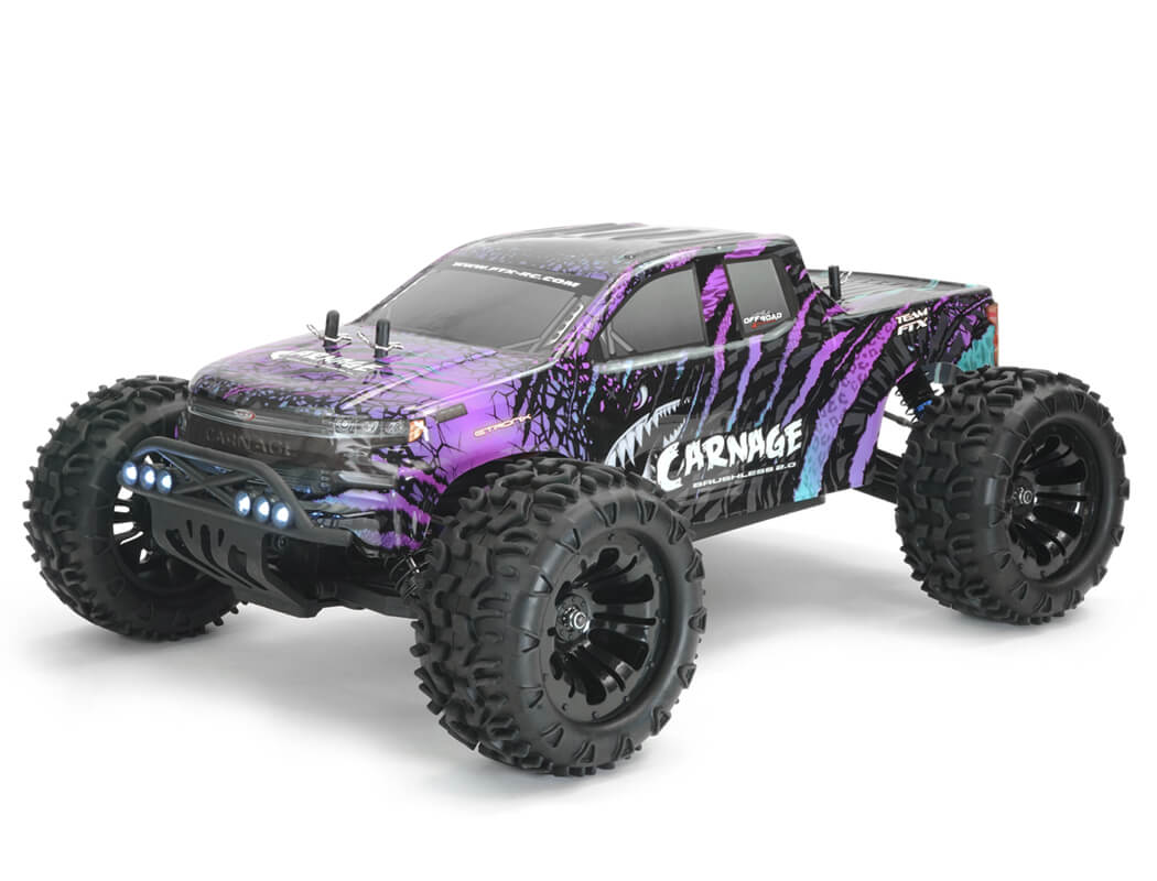 FTX Carnage 2.0 Brushless Truck 4wd RTR W/Lipo &amp; Charger (FTX5539)