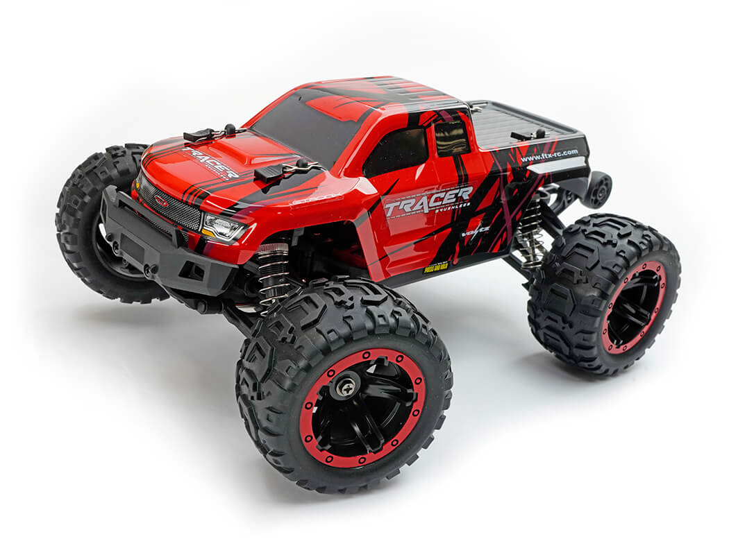 FTX Tracer 1:16 4wd Brushless Monster Truck RTR - Red (FTX5596R)