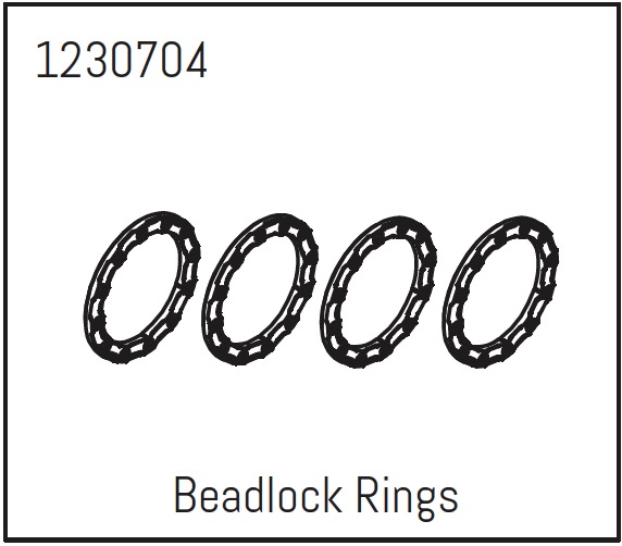 Absima Beadlock Rings - Khamba (2) ( AB 1230704)
