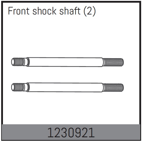 Absima Front Shock Shaft (2) ( AB 1230921)