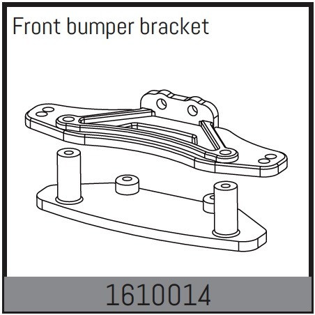 Absima Front Bumper Bracket ( AB 1610014)