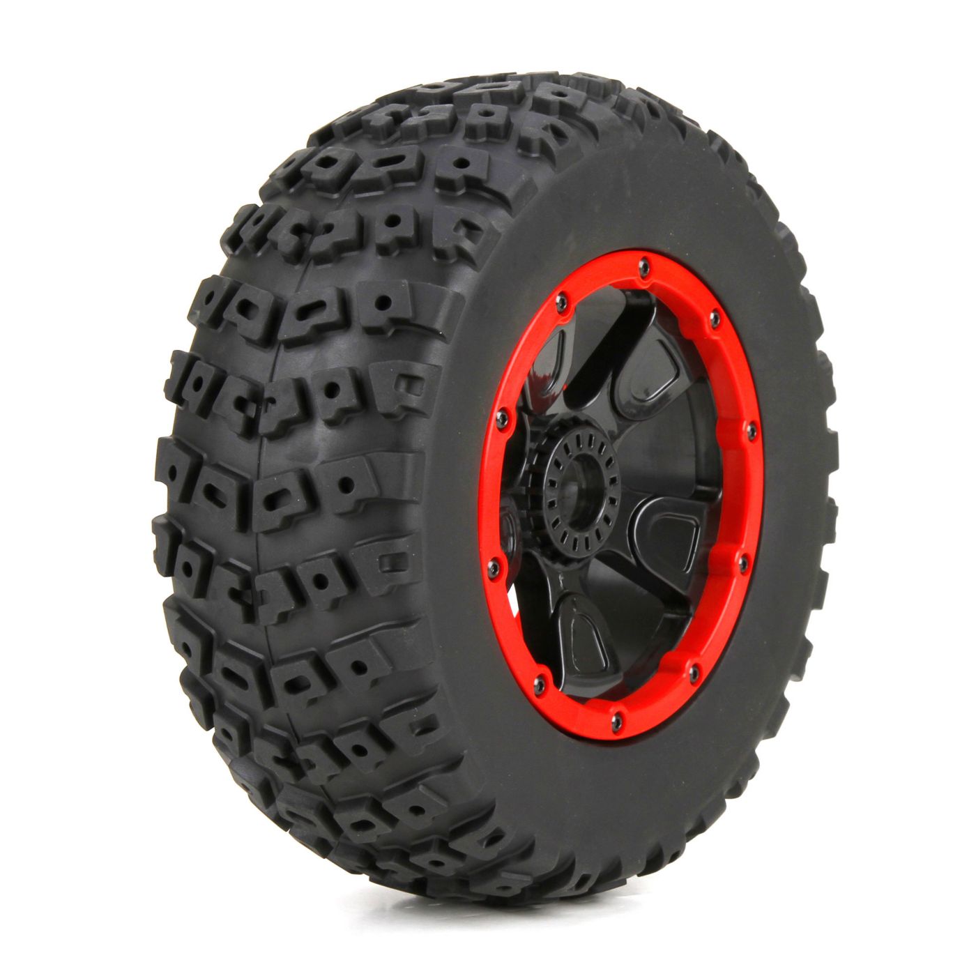 Losi Left &amp; Right Tire (1ea), Premounted: 1:5 4wd DB XL (G-LOS45004)