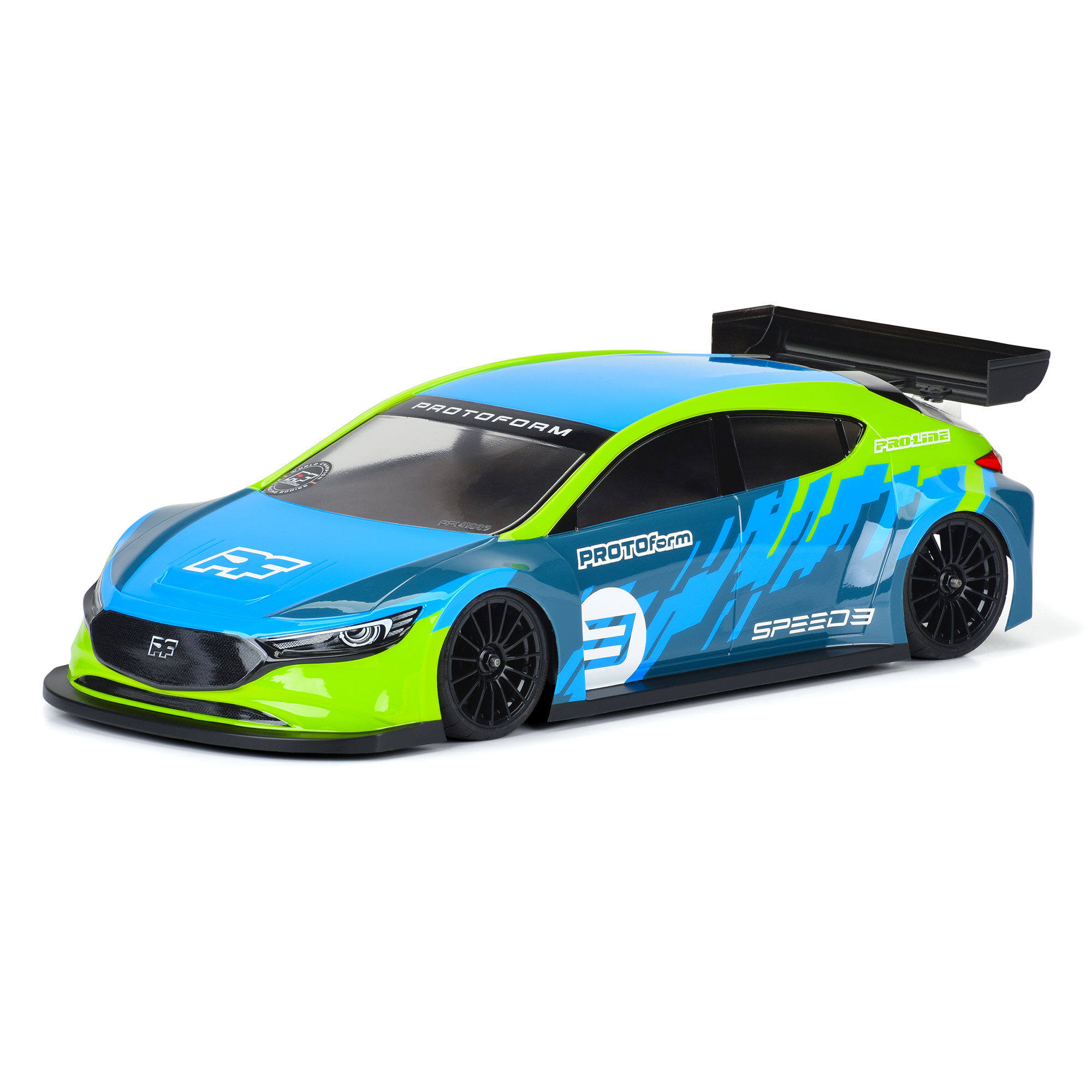 Protoform 1/10 Speed3 Clear Body: 190mm FWD TC (G-PRM1589-25)